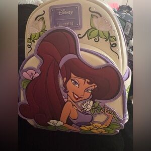 Loungefly Meg Purple and Cream Backpack